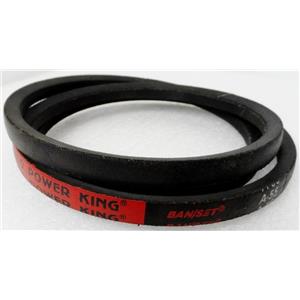 BANDO A55 A-55 FHP V-BELT, 57" NOMINAL OUTSIDE LENGTH, 1/2" TOP WIDTH, BELT, .3