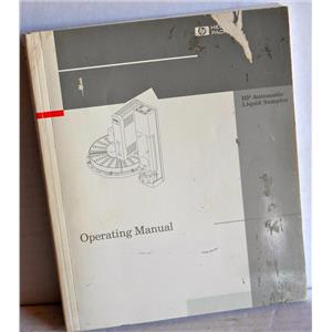 HEWLETT PACKARD G1512-90185 OPERATING MANUAL FOR HP AUTOMATIC LIQUID SAMPLER - U