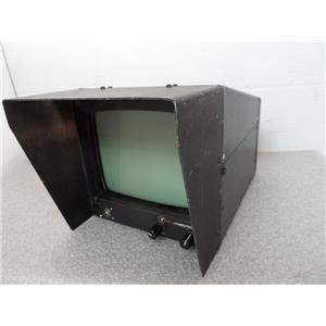 Inframetrics Display Monitor W/Shade P/N Unknown 6 1/2" Diag. Measurement