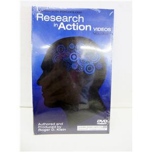 WADSWORTH PSYCHOLOGY CENGAGE LEARNING RESEARCH IN ACTION VIDEOS VOLUME 1 DVD AU