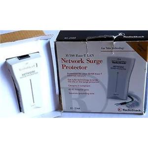 RADIOSHACK 61-2144 10/100 BASE-T LAN NETWORK SURGE PROTECTOR - NEW