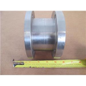 MFG Unknown CF to CF Nipple Vacuum Fitting w/One Groove (2-5/8" ID x 3" Length)