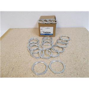 Box of 17 THOMAS & BETTS LN-106 Locknuts for 2" Rigid ConduitGalvanized Steel