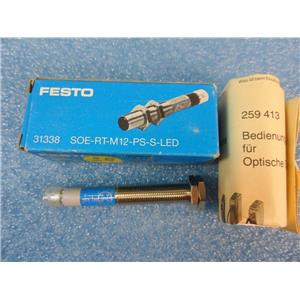 Festo 31338 SOE-RT-M12-PS-S-LED Proximity Switch New