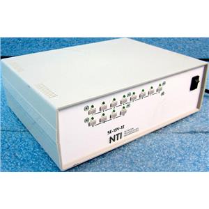 NTI NETWORK TECHNOLOGIES INC SE-15V-12-L 12-PORT KVM SWITCH, KEYBOARD MOUSE..
