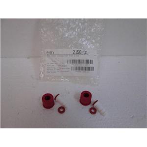 Corning Pyrex 2158-CO Red Hose Connector for 2158 - Pack of 2 2158-C0