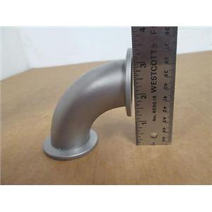 **MFG Unknown**  ISO KF40 2-1/2"L 90 Degree Elbow High Vacuum Fitting,1-3/8" ID