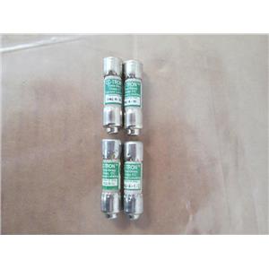 (4)Cooper Bussmann FNQ-R-3;/FNQ-R-1/2;FNQ-R-1/4  CC-Tron Time Delay Midget Fuses