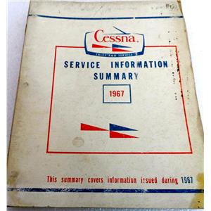 CESSNA SERVICE INFORMATION SUMMARY 1967, DATE ISSUED MARCH 1968