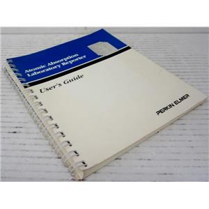 PERKIN ELMER 0993-8741 ATOMIC ABSORPTION LABORATORY REPORTER USER'S GUIDE