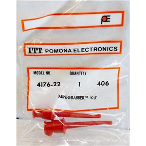 ITT POMONA ELECTRONICS 4176-22 MINI GRABBER MINIGRABBER, TEST CLIP FOR METER