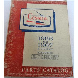 CESSNA 1966 AND 1967 MODELS EXECUTIVE SKYKNIGHT PARTS CATALOG, JULY 1966