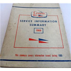 CESSNA SERVICE INFORMATION SUMMARY 1969, DATE ISSUED FEBRUARY 1970