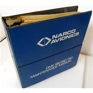 NARCO AVIONICS DME 190/190TSO MAINTENANCE MANUAL, JAN 1977