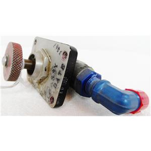 AIRESEARCH 131078-1 AIR NEEDLE VALVE, AIRCRAFT PART - USED AVIATION SURPLUS