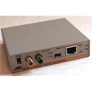 AVI ALLIED TELESIS MC13 ETHERNET MEDIA CONVERTER - USED w/GUARANTEE