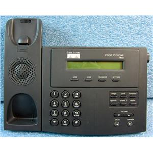 CISCO 7910+SW SERIES IP PHONE TELEPHONE, NO HANDSET, BASE UNIT ONLY