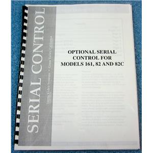 SIERRA VIDEO SYSTEMS MANUAL FOR OPTIONAL SERIAL CONTROL FOR 161, 82 AND 82C