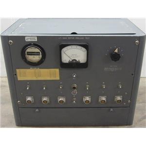 LT-3010 ROTOR PRELOAD TEST W/ FRAHM FREQUENCY METER & WATTS MODEL S-49
