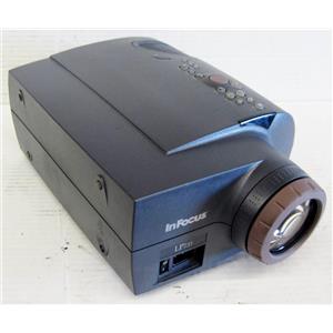 INFOCUS LP735 TFT LCD PROJECTOR, NO DISPLAY, BAD LAMP