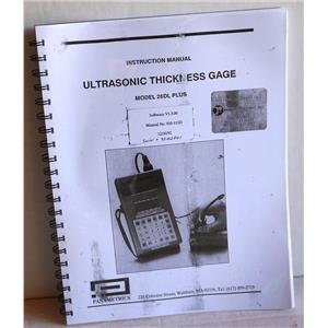 PANAMETRIC INSTRUCTION MANUAL FOR MODEL 26DL PLUS THICKNESS METER