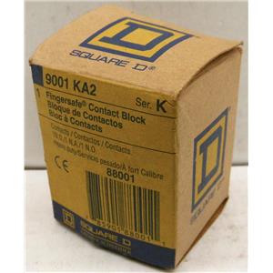 SQUARE D 9001KA2 FINGERSAFE CONTACT BLOCK, CLASS 9001, TYPE KA2  NEW