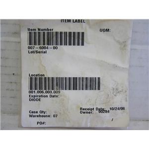 007-6004-00 DIODE, AIRCRAFT AIRPLANE AVIATION AVIONICS REPLACEMENT PART