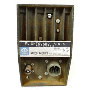 NARCO AVIONICS CNR169A1 AT6-A FLIGHGUARD TRANSPONDER,