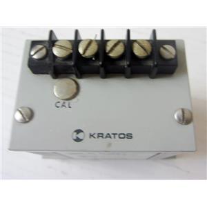 KRATOS 20.550 AC CURRENT TRANSDUCER, 0-5 AMPS, 0-1mA INTO 10K OUTPUT