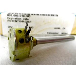 CENTRALAB WW-251 POTENTIOMETER, 250 OHMS, LINEAR TAPER