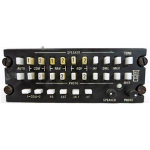 KING RADIO 071-1087-03 KA119 AUDIO CONTROL PANEL, KA 119