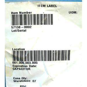 57138-0002 CAPACITOR, AVIATION AIRCRAFT AIRPLANE REPLACEMENT PART