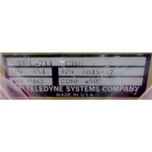 TELEDYNE TDL-711, 8015447 CONTROL DISPLAY UNIT, CDU #2