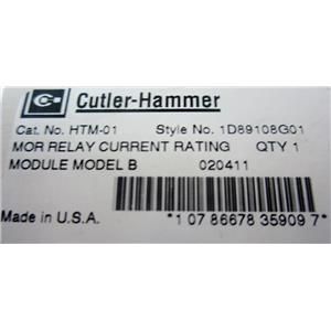 CUTLER HAMMER HTM-01 HEATER MODULE, OVERLOAD RELAY - NEW IN BOX