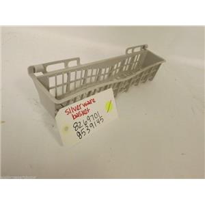 WHIRLPOOL DISHWASHER 8269701 8539145  SILVERWARE BASKET USED