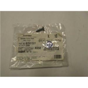 MAYTAG WHIRLPOOL REFRIGERATOR 67001531 SCREW NEW