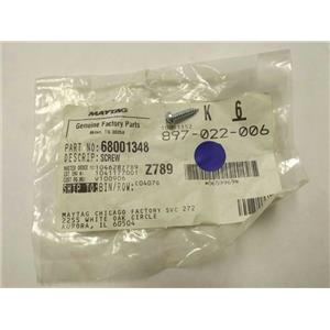 MAYTAG WHIRLPOOL FREEZER 68001348 SCREW NEW