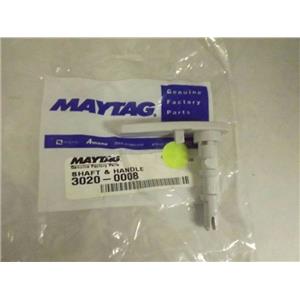 MAYTAG WHIRLPOOL DISHWASHER 3020-0008 SHAFT & HANDLE NEW