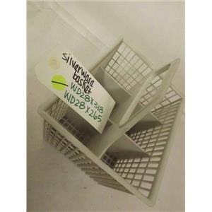 GENERAL ELECTRIC DISHWASHER WD28X318 WD28X265 SILVERWARE BASKET USED