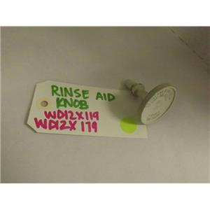 GENERAL ELECTRIC DISHWASHER WD12X119 WD12X179 RINSE AID KNOB USED