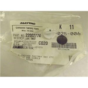 MAYTAG WHIRLPOOL WASHER 22002774 TWIST LOCK NEW