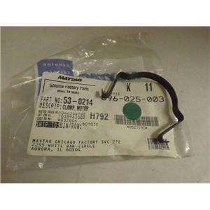 MAYTAG WHIRLPOOL DRYER 53-0214 660658 MOTOR CLAMP NEW