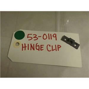 MAYTAG WHIRLPOOL DRYER 53-0119 HINGE CLIP NEW