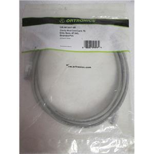 NEW Ortronics OR-MC607-08 Clarity 6 Modular Patch Cord, 7', Gray, Cat 6, 4P CAT6