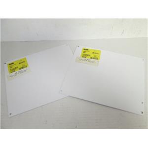 *NEW* (2) Hoffman A12P10 14 Gauge Steel Panel for Junction Boxes, 10.75" x 8.88"