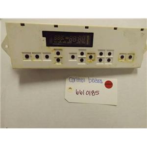 WHIRLPOOL STOVE 6610185 CONTROL BOARD (BLACK BUTTONS) USED (NO OVERLAY)