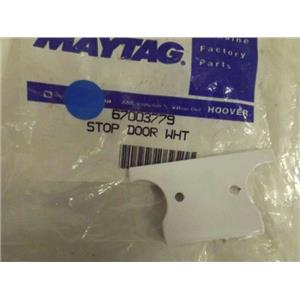MAYTAG WHIRLPOOL REFRIGERATOR 67003779 DOOR STOP (WHITE) NEW