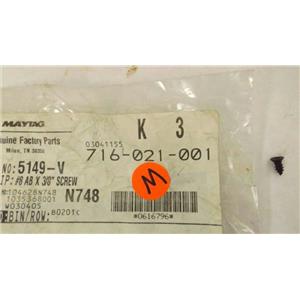 MAYTAG WHIRLPOOL MICROWAVE 5149-V SCREW NEW