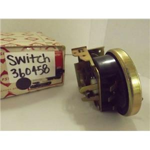 FSP WHIRLPOOL WASHER 360458 SWITCH NEW