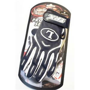 Louisville Slugger TPX Pro Design Series Youth Batting Glove Size M Navy/Wht